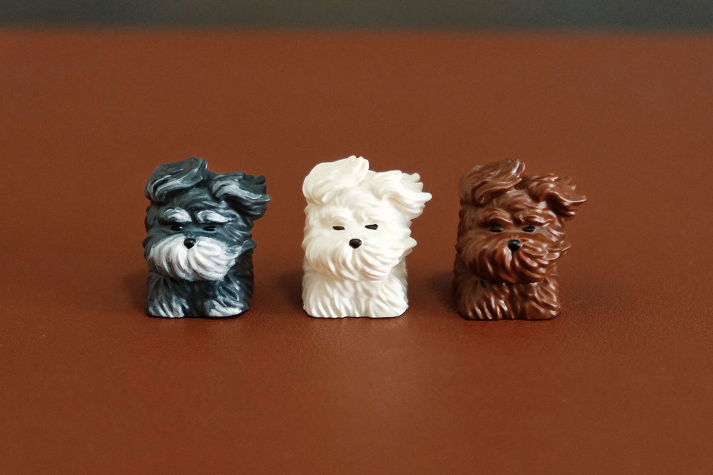 1pcs Stray Dog Personalized Theme Keycap 25mm Height Abs Class Resin Material Mechanical Keyboard Anime Cartoon Cute Game Keycap