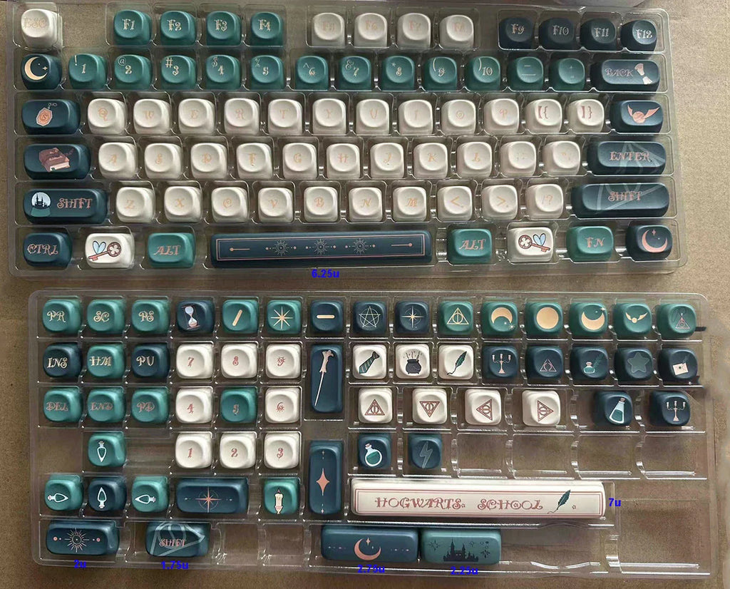 MOA Profile PBT Dyesubbed Keycaps for Cherry MX Switches on 61 63 64 68 75 84 87 96 98 100 104 108 Mechanical Keyboards