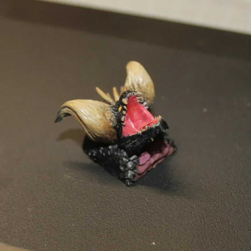 Monster Hunter Themed Keycaps Gore Magala/Acid Glavenus Personalized Mechanical Keyboard Keycaps Cartoon 3D Resin Artist Keycaps
