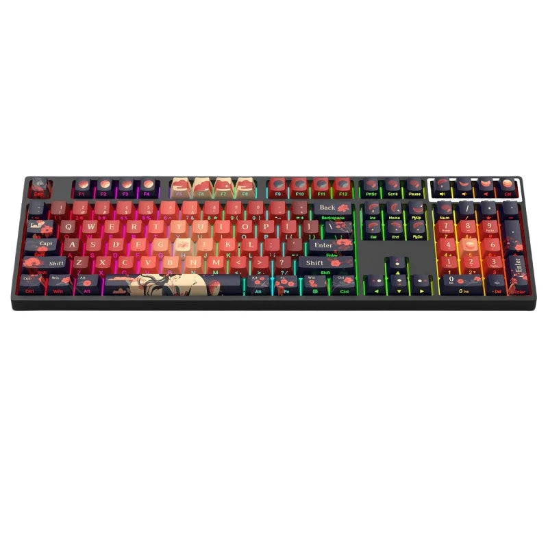 Ancient Style Theme Keycaps 128key Cherry Profile Pbt Hot Sublimation Side Engraving Transparent Mechanical Keyboard Keycaps