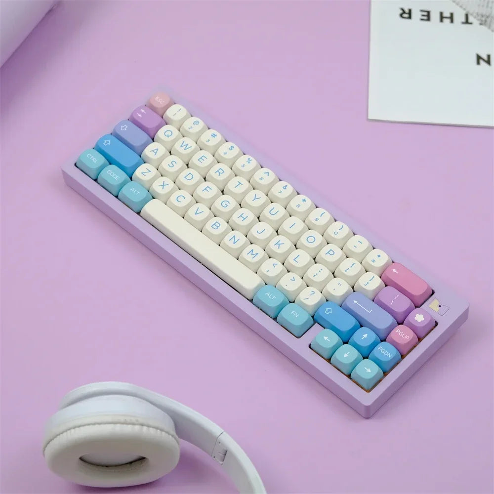 PBT Keycap 129 Key Fairy Keycaps MOA Profile Dye Sublimation Keycap For Gaming Mechanical Keyboard Keycap MX Switch MOA Key Caps