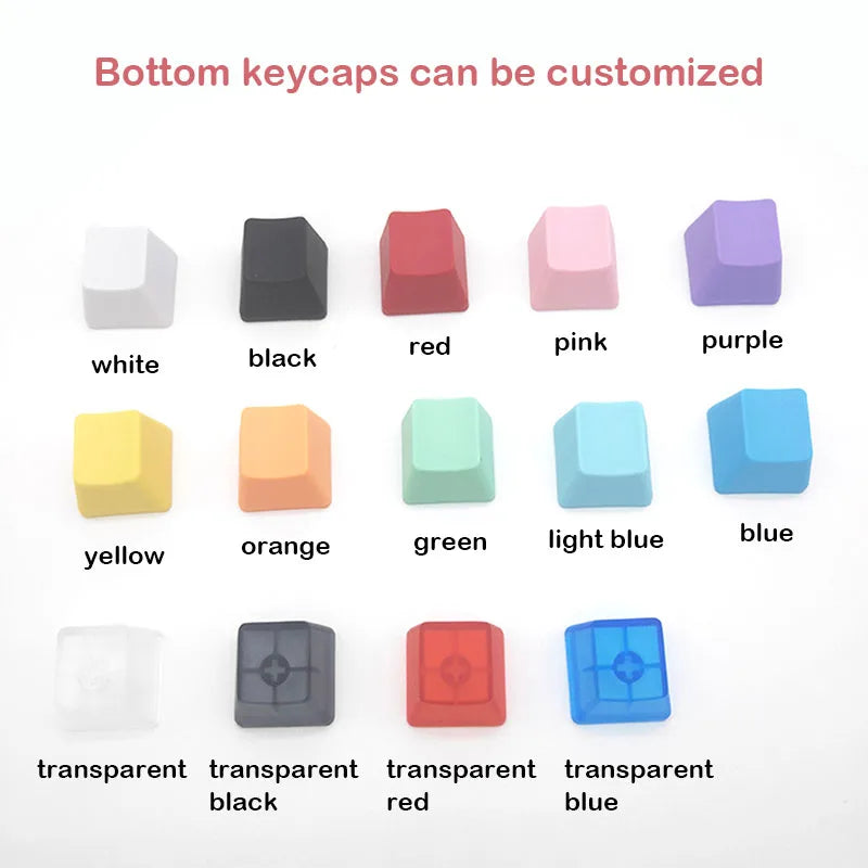 Personalized Keycaps Cute Wings Crystal Key cap Handmade Mechanical Keyboard R4 Keys PBT Color Keycaps Anime