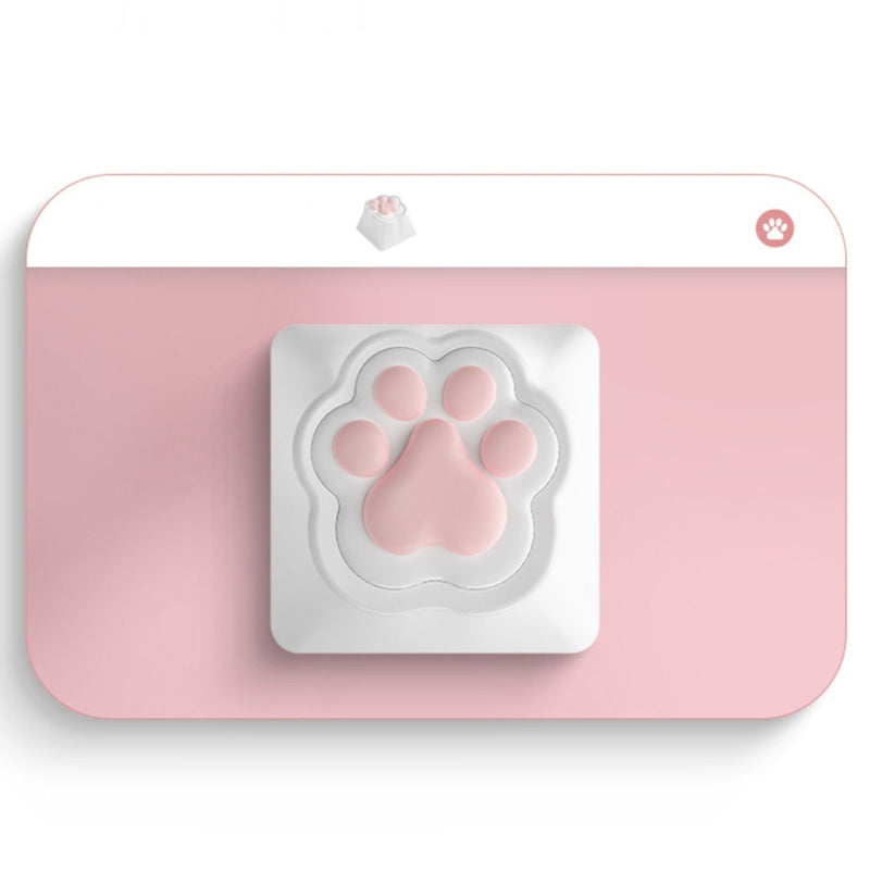 3D Soft Silicone ABS Cat Claw Base Keycap Compatibility for MX Structure Switches Mechanical Keyboards DIY Decoration