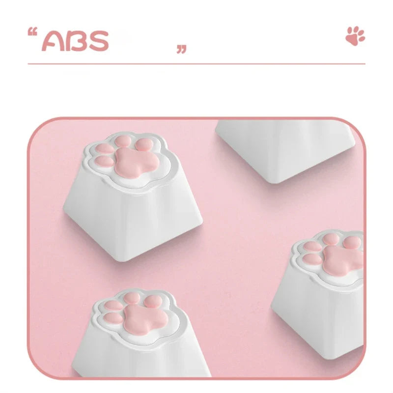 Keycaps Personality Paw Keycaps OEM for MX Structure Mechanical Keys Caps Keys Caps Replacement