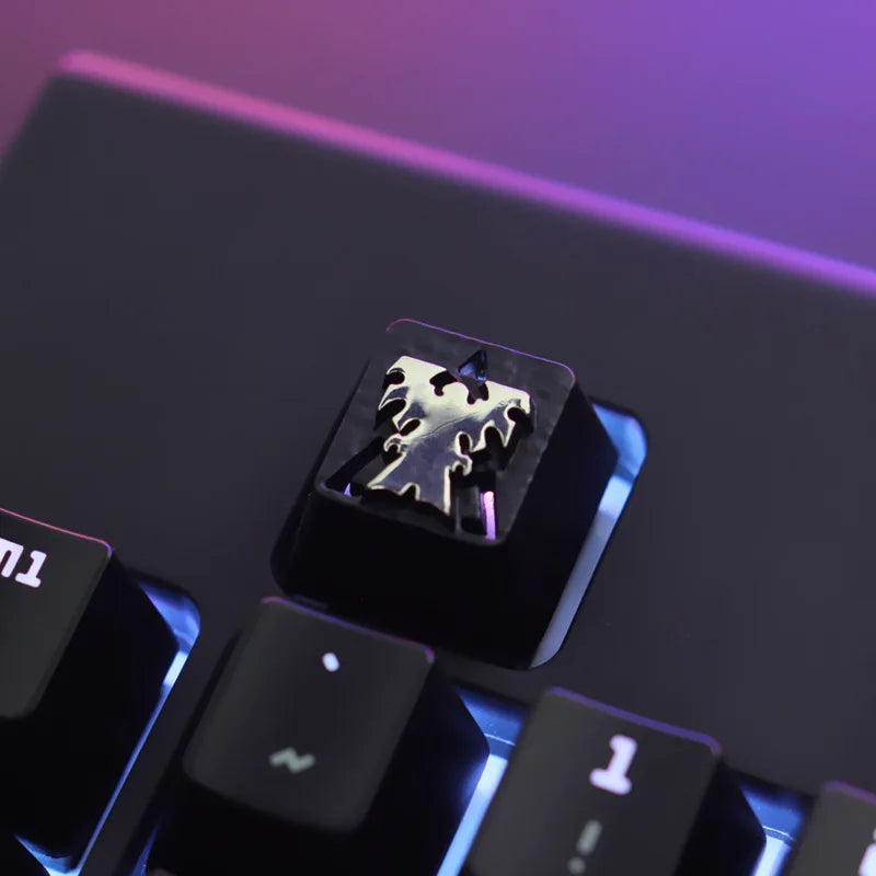 Dropshipping Artisan Custom ESC Keycap Alu Alloy Keycaps for Mechanical Keyboard STEAM R4 Height Stereoscopic