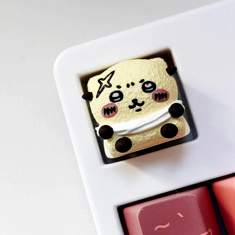 Mechanical Keyboard 1pcs Keycaps Cute Girls Cute Anime Personalized Keycaps Resin Materials Gaming Esports Customized Office