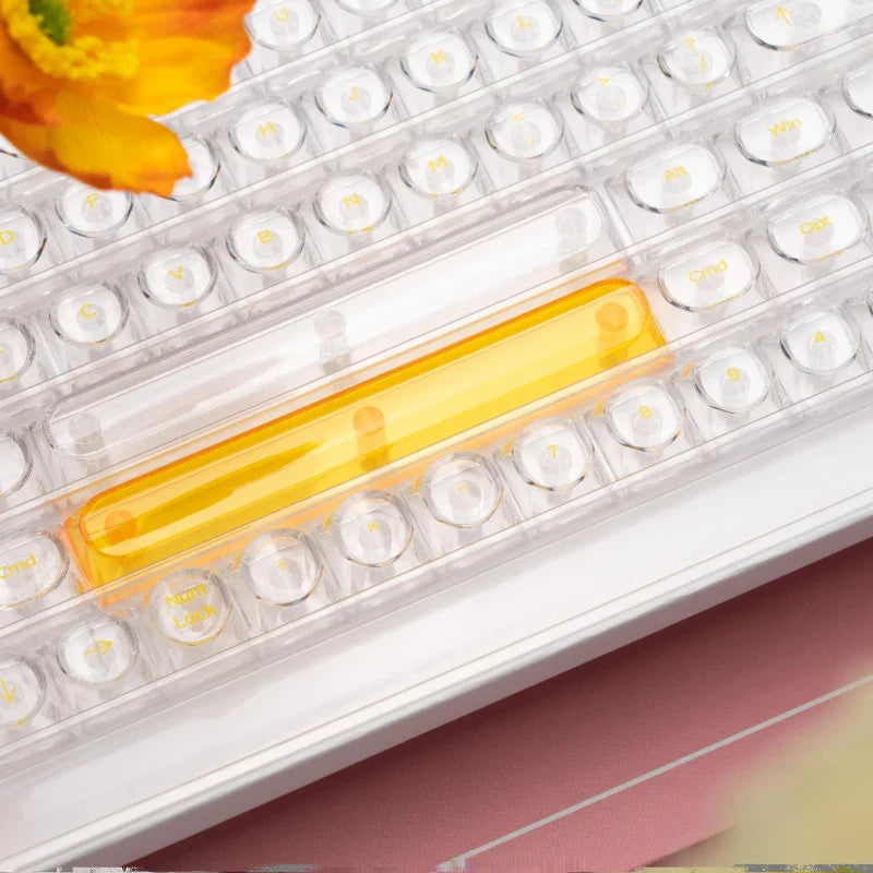 Transparent Keycaps PC 170 Keys Set for Mechanical Keyboard Keycap Accessories Personalized Customization DDA Profile Keycaps