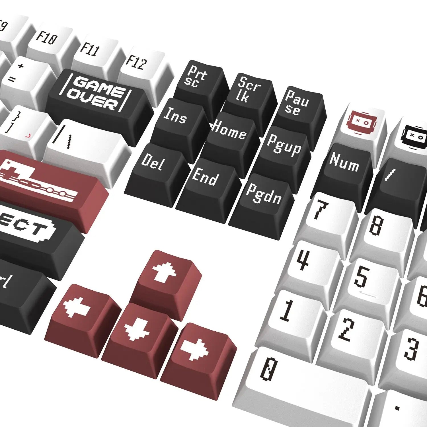 129 Keys Arabic Keycaps Set PBT/ABS Cherry Profile OEM Keycap Gaming Custom Personalised Cute for MX Switch Mechanical Keyboard