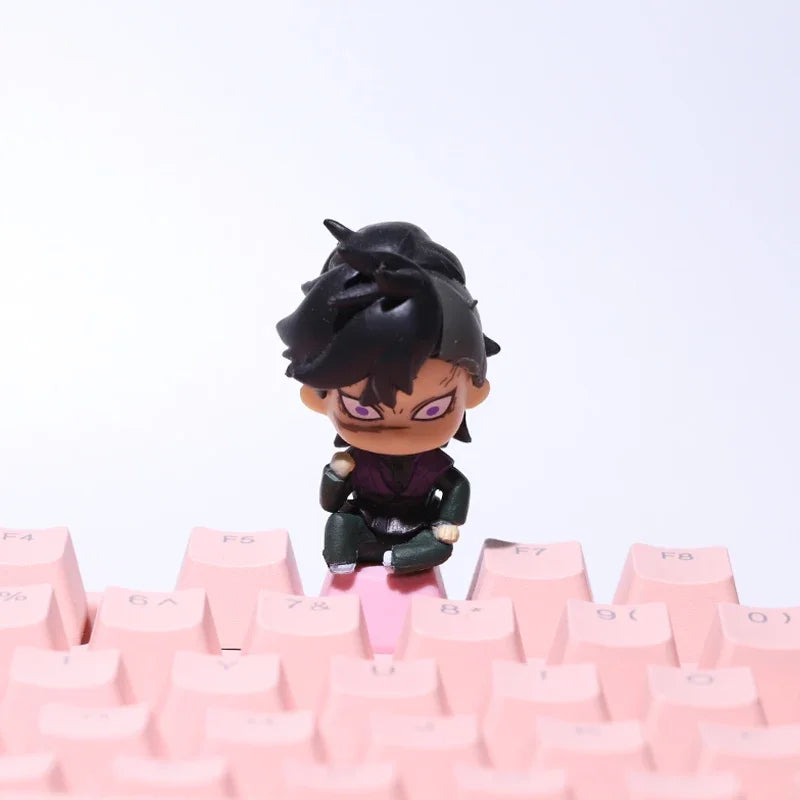 Cute Stereo Anime Keycaps For Mechanical Keyboard Caps PBT Personalized Cherry MX Artisan Custom Pink ESC Keycap