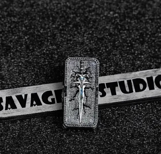 Anime Keycaps World of Warcraft Frostmourne Translucent Artisan Key Caps Mechanical Keyboard Caps Korean Keycap PC Gamer Gifts