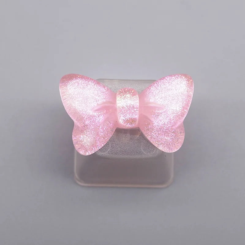 Long Eared Rabbit Personalized Keycap Mechanical Keyboard Special Transparent Cute Gift TabESC Supplementary Decoration Keycap