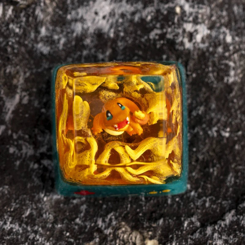 Anime Cartoon Super Transparent PBT Keycap Personality Pink 3D Handmade Cute Gift Mechanical Keyboard Decoration ESC