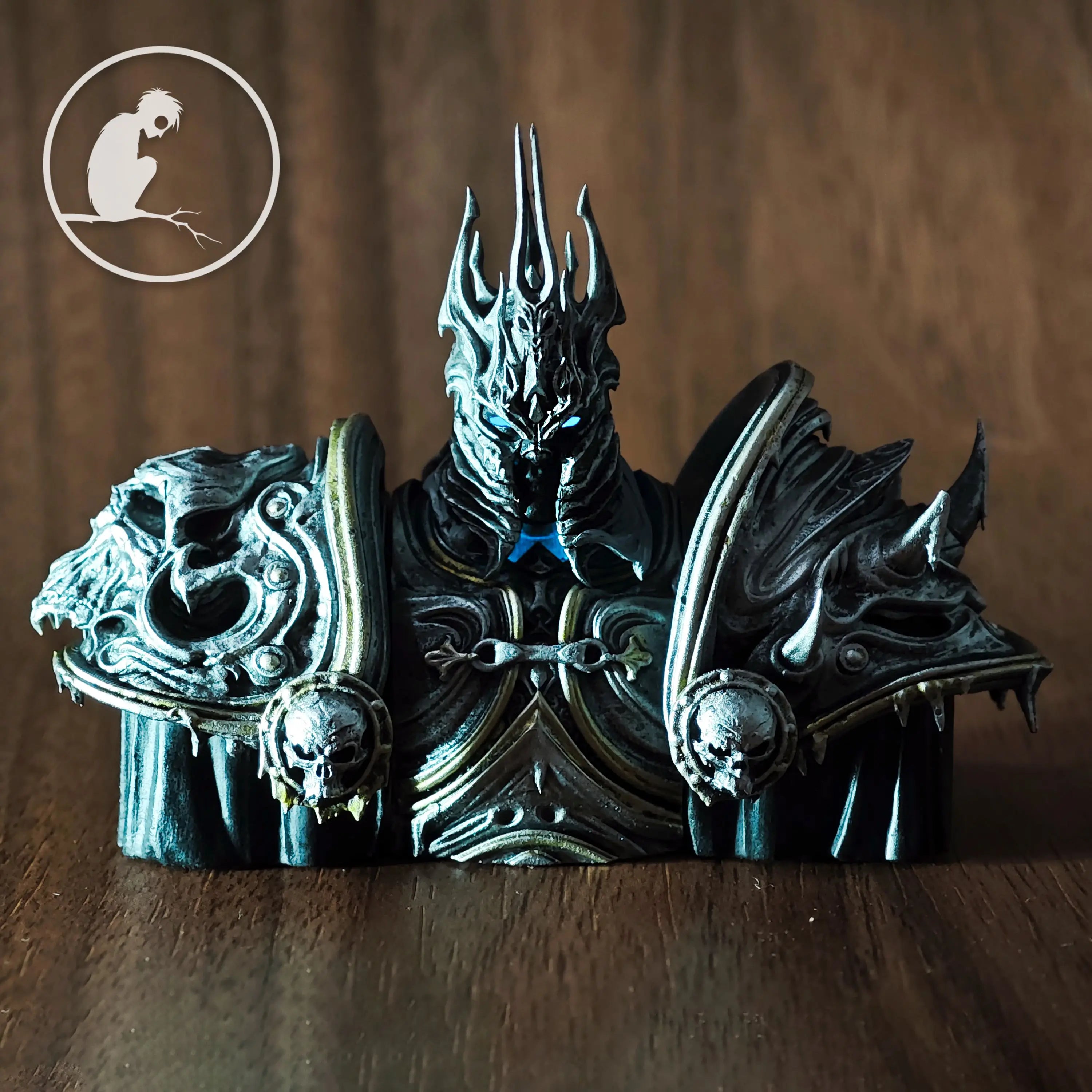 Warcraft Theme Keycap Frostmourne Keycaps Handmade Resin Backlit Key Cap MX Switch Customized Mechanical Keyboard  Accessories