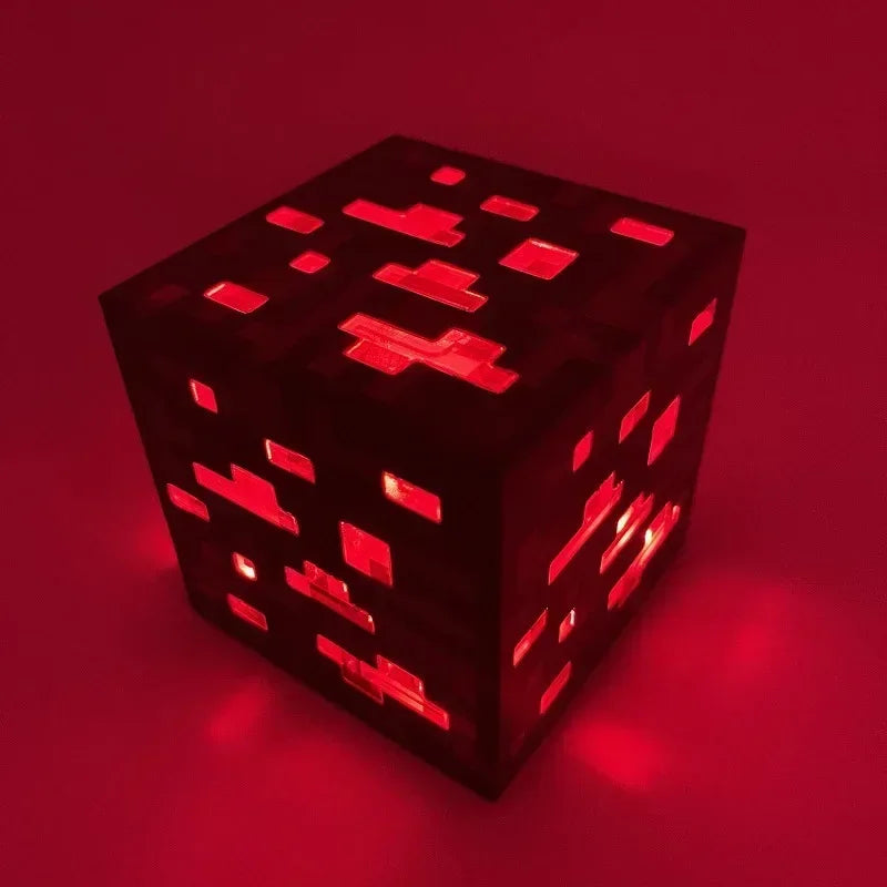 NEW Pixel Game Prop Models Torch and Color-changing Bottle Night Light Plastic Mineral Lamp Ornaments Holiday Party Gifts