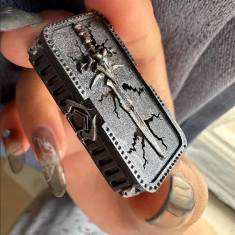 Anime Keycaps World of Warcraft Frostmourne Translucent Key Caps Mechanical Keyboard Caps Korean Keycap Game Peripheral Gifts