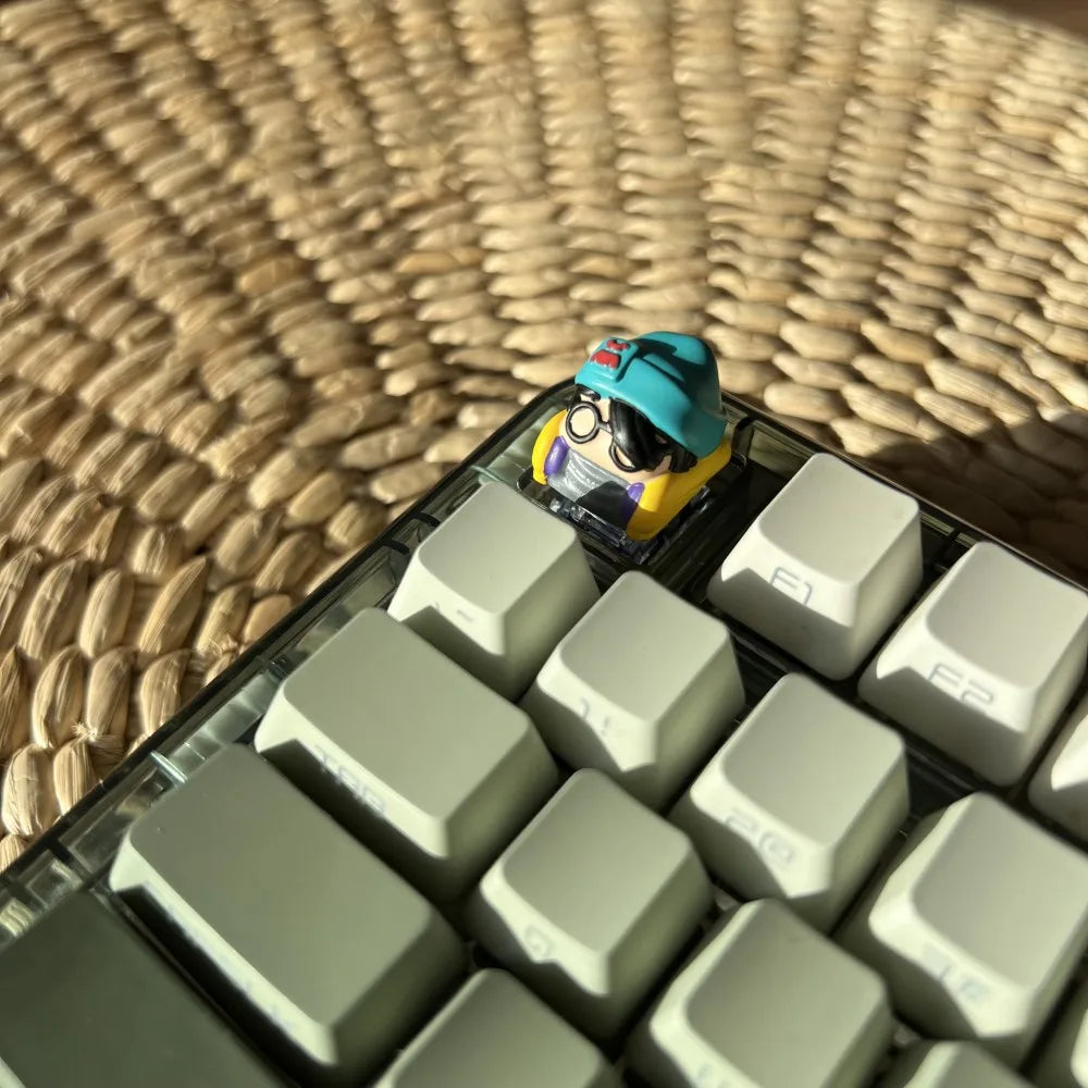 Valorant Keycap Gekko Wingman Anime Keycap Original Resin Keyboard Cap Custom Artisan Key Cap for Mechanical Keyboard Gamer Gift