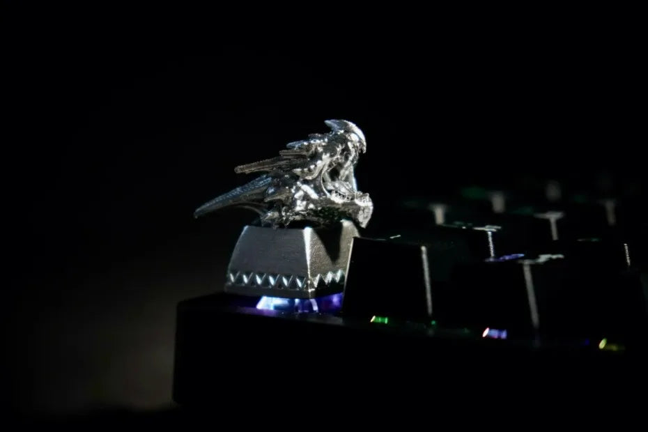 MonsterHunter Dragon Anime Artisan Point Keycaps 3D Customization Handmade Gaming Decoration KeyCap for Mechanical Keyboard Gift