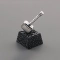 New 2In1 Resin Keycaps Thor Hammer for Mechanical Classic Retro Transparent Key Cap Suit Esc Button Personalized Keycaps