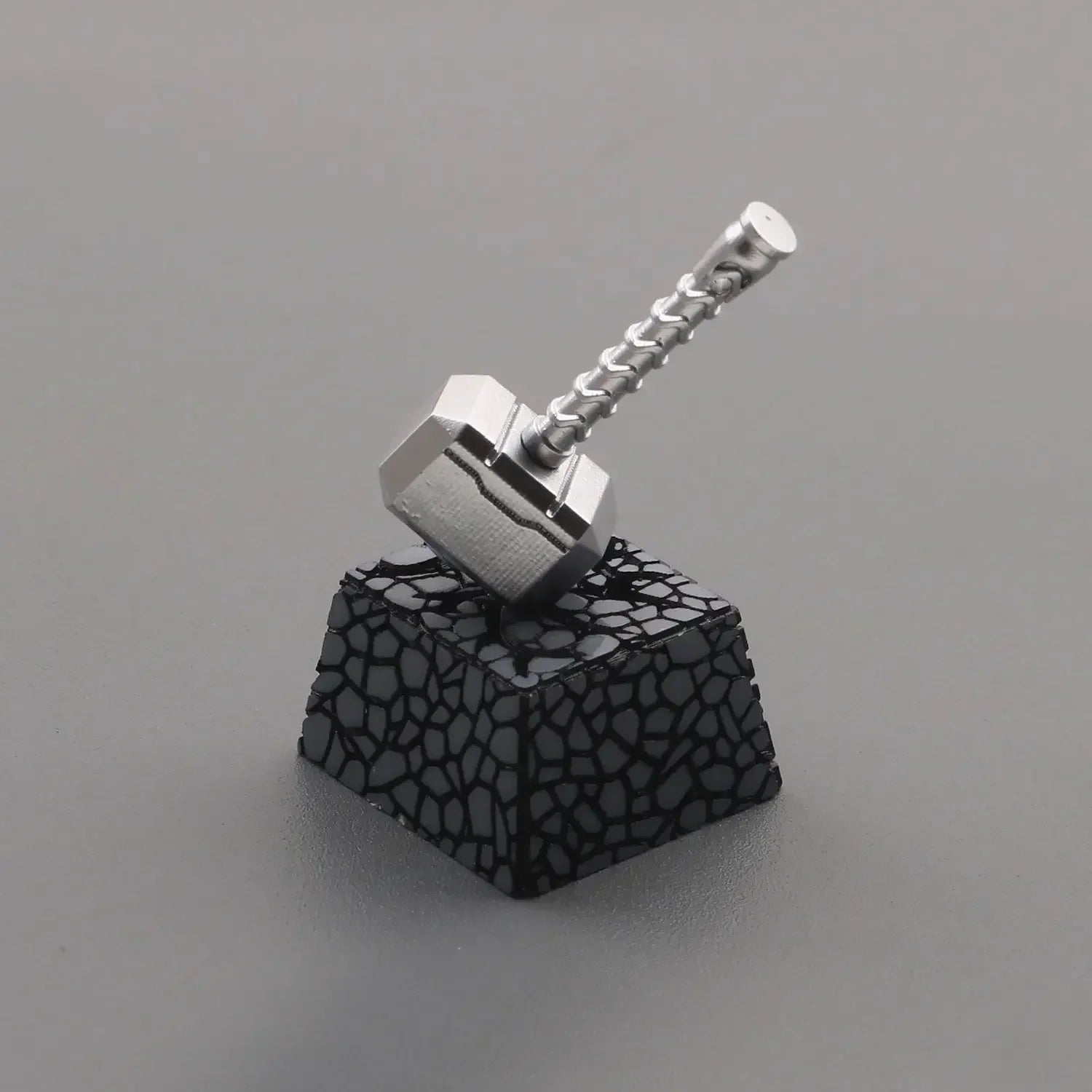 New 2In1 Resin Keycaps Thor Hammer for Mechanical Classic Retro Transparent Key Cap Suit Esc Button Personalized Keycaps