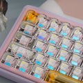 Transparent Keycaps PC 170 Keys Set for Mechanical Keyboard Keycap Accessories Personalized Customization DDA Profile Keycaps