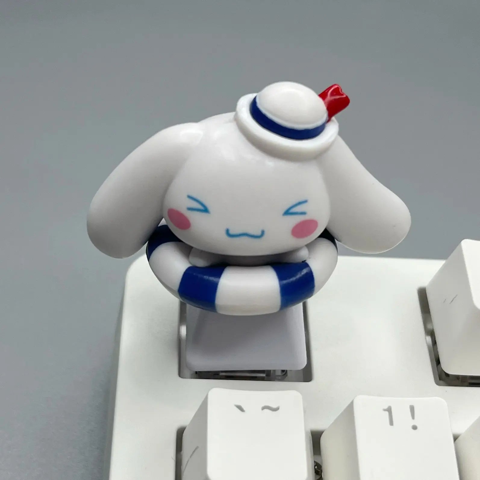 Sanrio Anime Cinnamon Roll DIY Keycap Cute Cartoon Melody Coolomey Translucent Cross Mechanical Keyboard ESC Base Keycap Gift