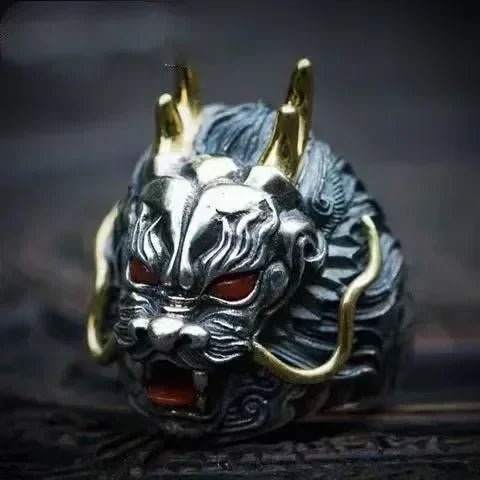 Punk Trend Spider Insect Open Adjustable Ring Men Street Hip Hop Fashion Cool Jewelry Boy Gift