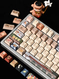 Diagon Alley Theme Keycaps Set PBT Sublimation SOA Cherry Profile Keycaps for Mechanical Keyboard Accessories Custom Key Caps