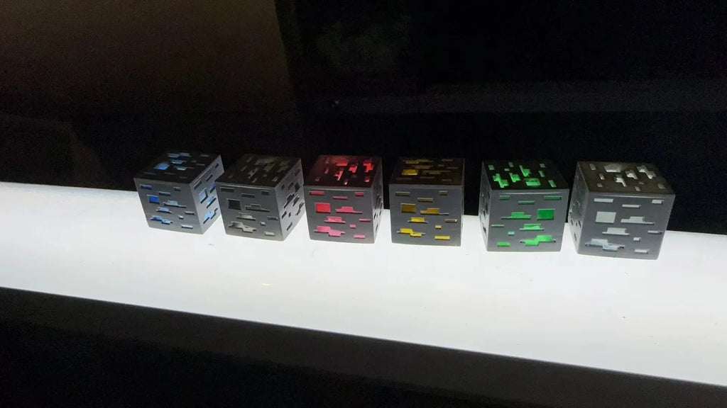 Ore Series Keycaps Gaming 3D Creative Translucent Keycaps Esc Buttons Custom Keycaps for Mechanical Keyboard Accessories Gifts