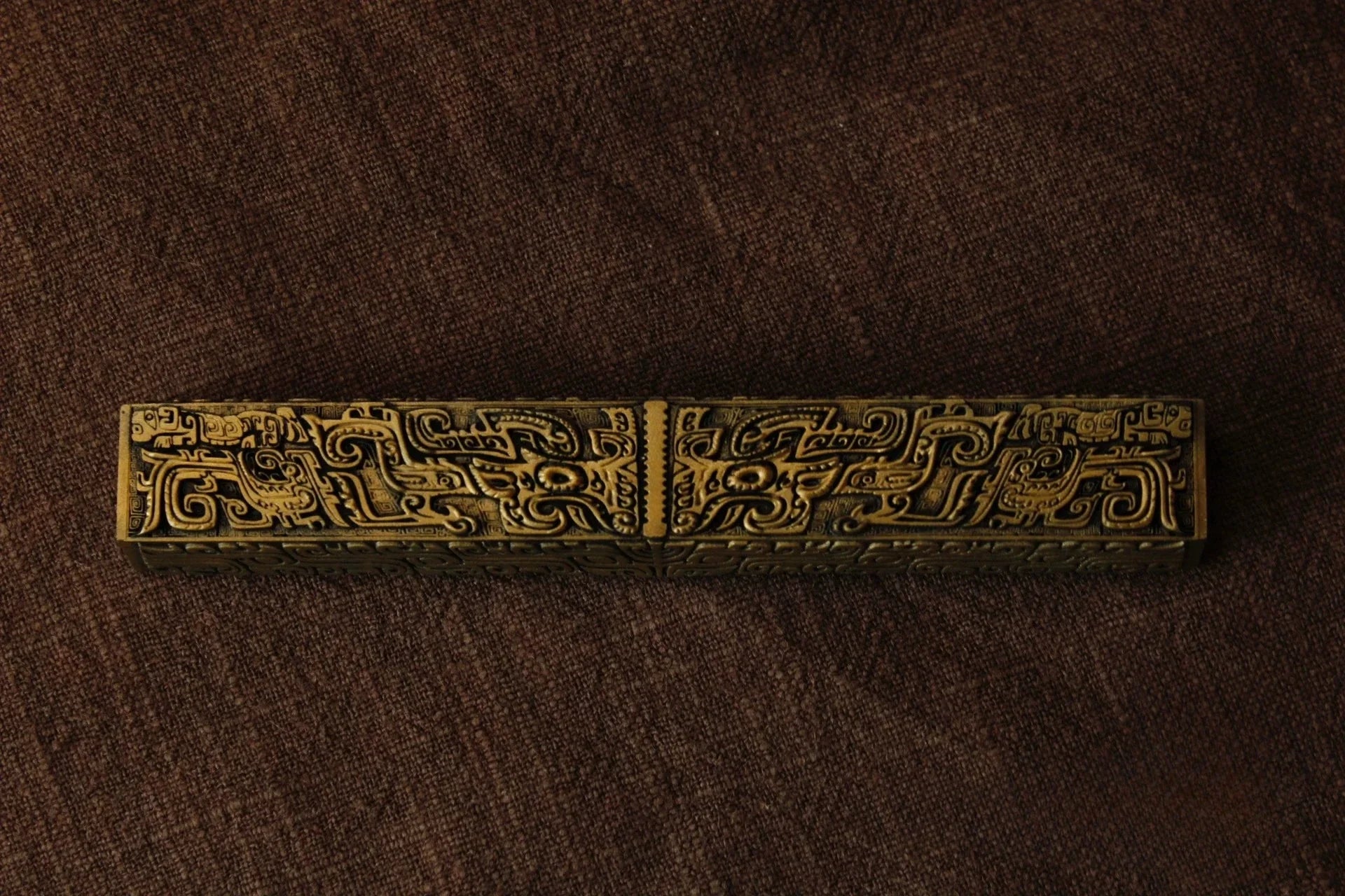 ECHOME Gluttonous Theme SpaceBar 6.25U Resin Artisan Keyboard Cap Original Chinese Culture Custom KeyCap for Mechanical Keyboard