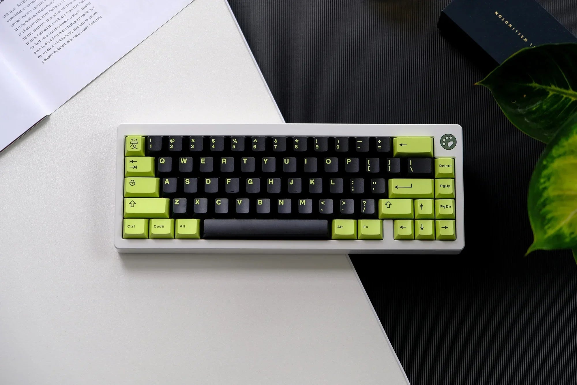 Cherry Profile 253 Keys Toxic Keycap Set Double Shot  Keycaps for Gateron MX Switches Mechanical Gamer Keyboard