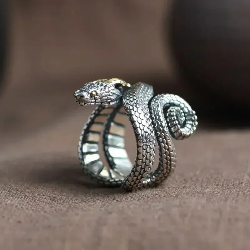 Punk Trend Spider Insect Open Adjustable Ring Men Street Hip Hop Fashion Cool Jewelry Boy Gift