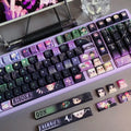 Hunter x Hunter Keycaps Anime Chreey Keycaps 142 Keys Gift Cute DYE Sublimation Mechanical Keyboard 2.25 U 2.75U for Alice