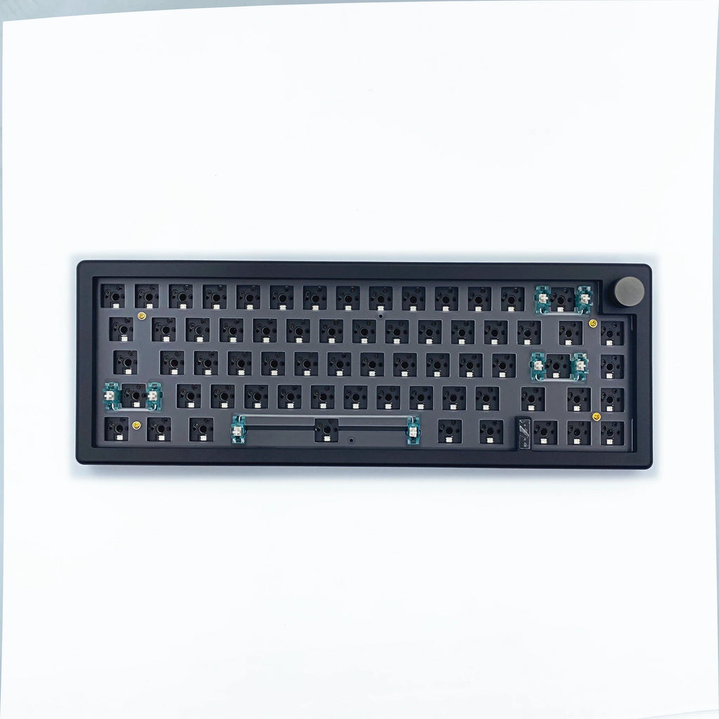 GMK67 65% Gasket Bluetooth 2.4G Wireless Hot-swappable Customized Mechanical Keyboard Kit RGB Backlit