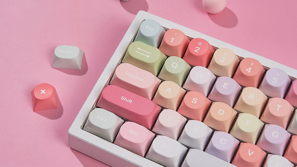 Transparent Keycaps PC 170 Keys Set for Mechanical Keyboard Keycap Accessories Personalized Customization DDA Profile Keycaps