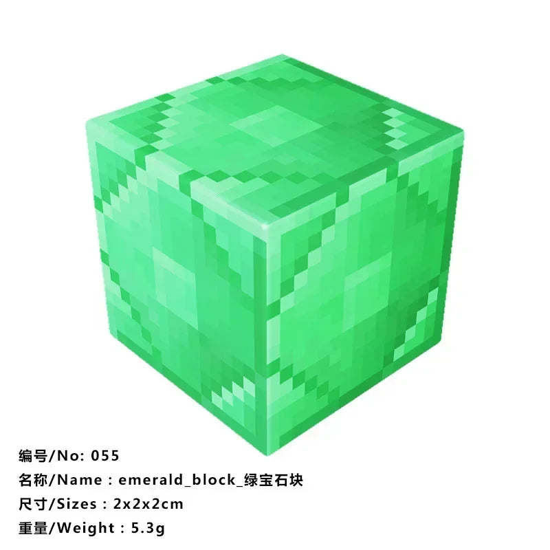 10pcs Minecraftinglys Magnetic Blocks Anime Children Puzzle Assembled Toy Doll Mini Magnetic Cube Model Kids Construction Toys