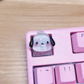 Kawaii Sanrio My Melody Cinnamoroll Kuromi Keycap Esc Base Transparent Cross Axis Mechanical Keyboard Keycaps Decorate Girl Gift