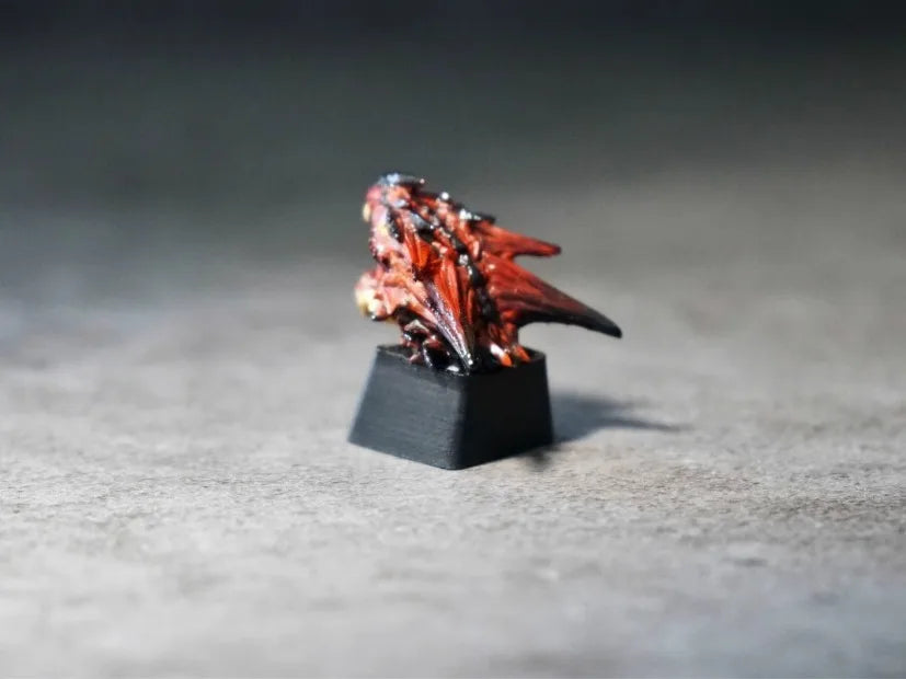 MonsterHunter Dragon Anime Artisan Point Keycaps 3D Customization Handmade Gaming Decoration KeyCap for Mechanical Keyboard Gift