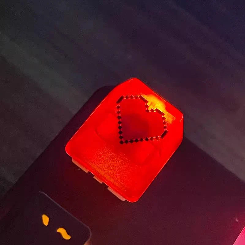 Heart Shape Computer Keyboard Keycaps For Esc Key Caps For Mechanical Gaming Keyboard Profile ABS Computer Key Cap