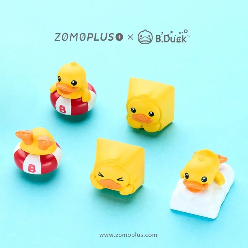 ZOMO X B. Duck 3D Keycap Toy Personalized Mechanical Keyboard PBT Decoration ESC Cherry Axis