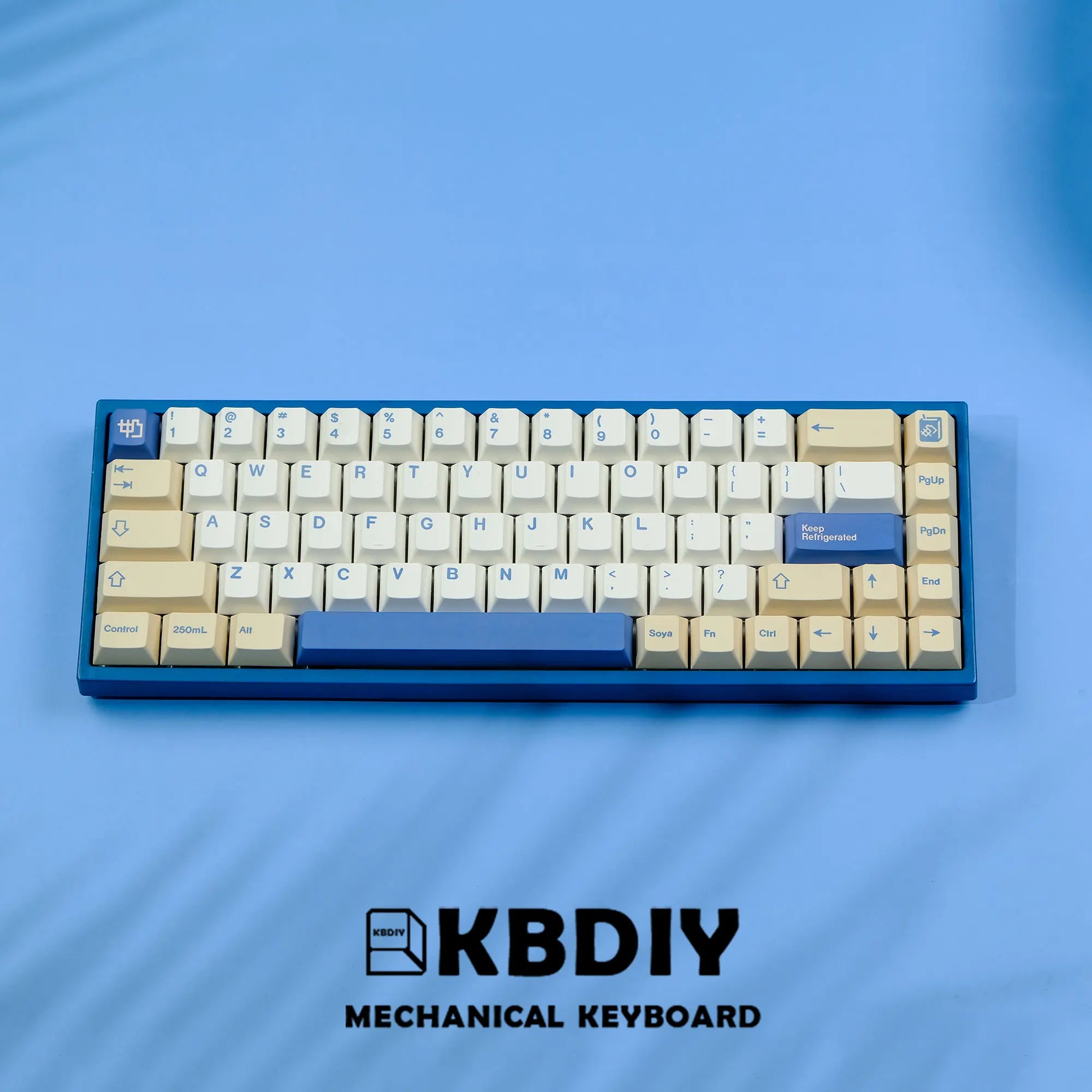 KBDiy GMK Soymilk Keycap 135 Keys PBT Japanese Korean Keycap ISO Enter Cherry Profile for GMK67 K500 Gaming Mechanical Keyboard