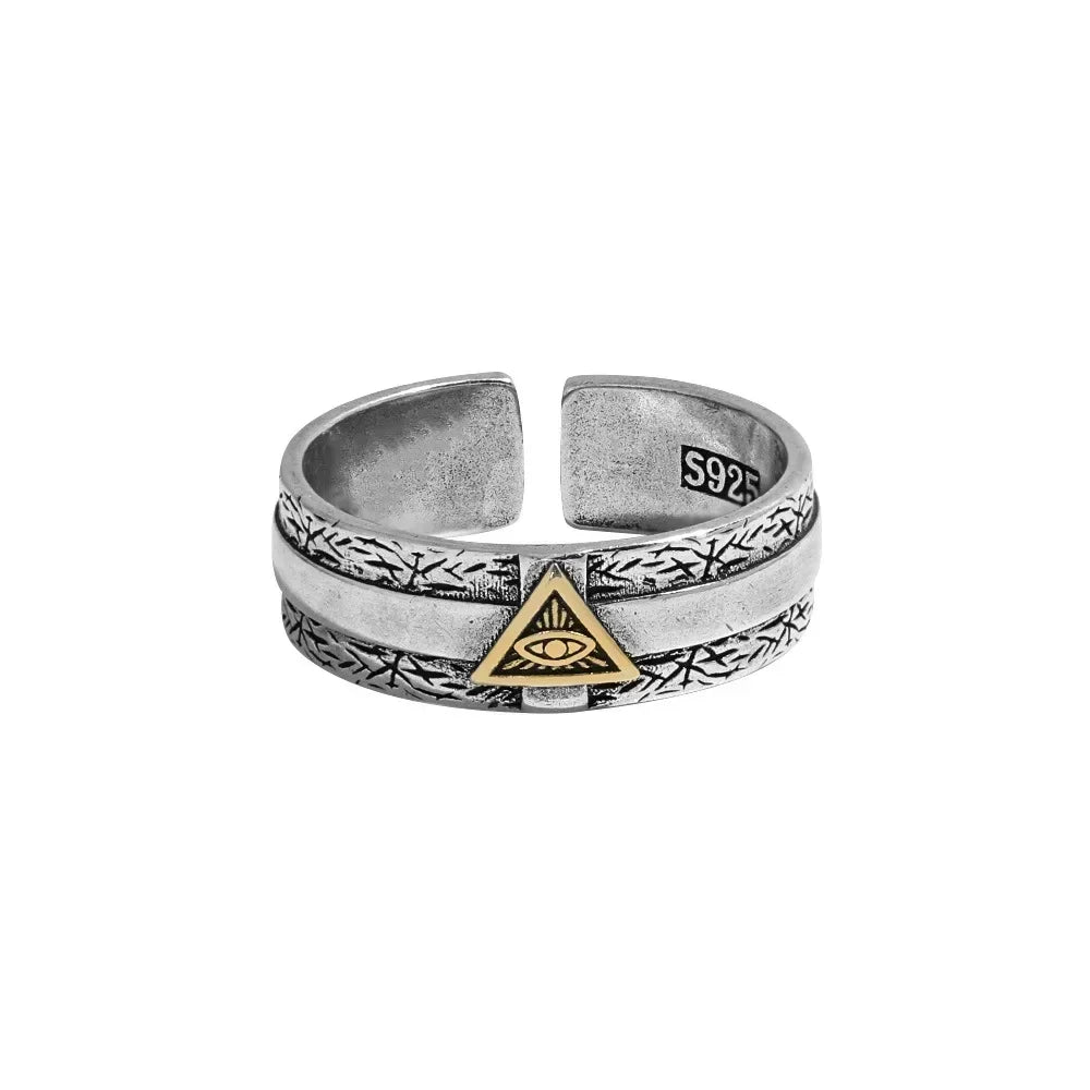 Punk Trend Spider Insect Open Adjustable Ring Men Street Hip Hop Fashion Cool Jewelry Boy Gift