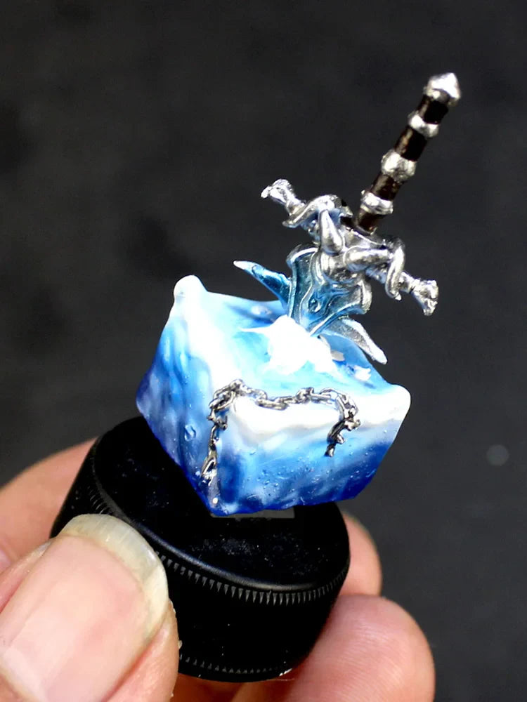 Anime Keycaps Frostmourne Resin Key Caps Mechanical Keyboard Caps Personalized Artisan Keycap Pc Accessories Gift Korean Keycaps