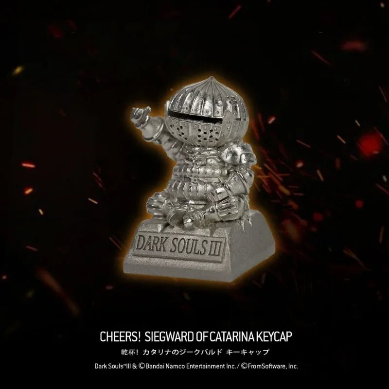 Artisan Keycaps Dark Souls SIEGMEYER OF CATARINA Keyboard Personalized Character Keycaps Aluminum Plated Alloy Cool Gaming Gifts