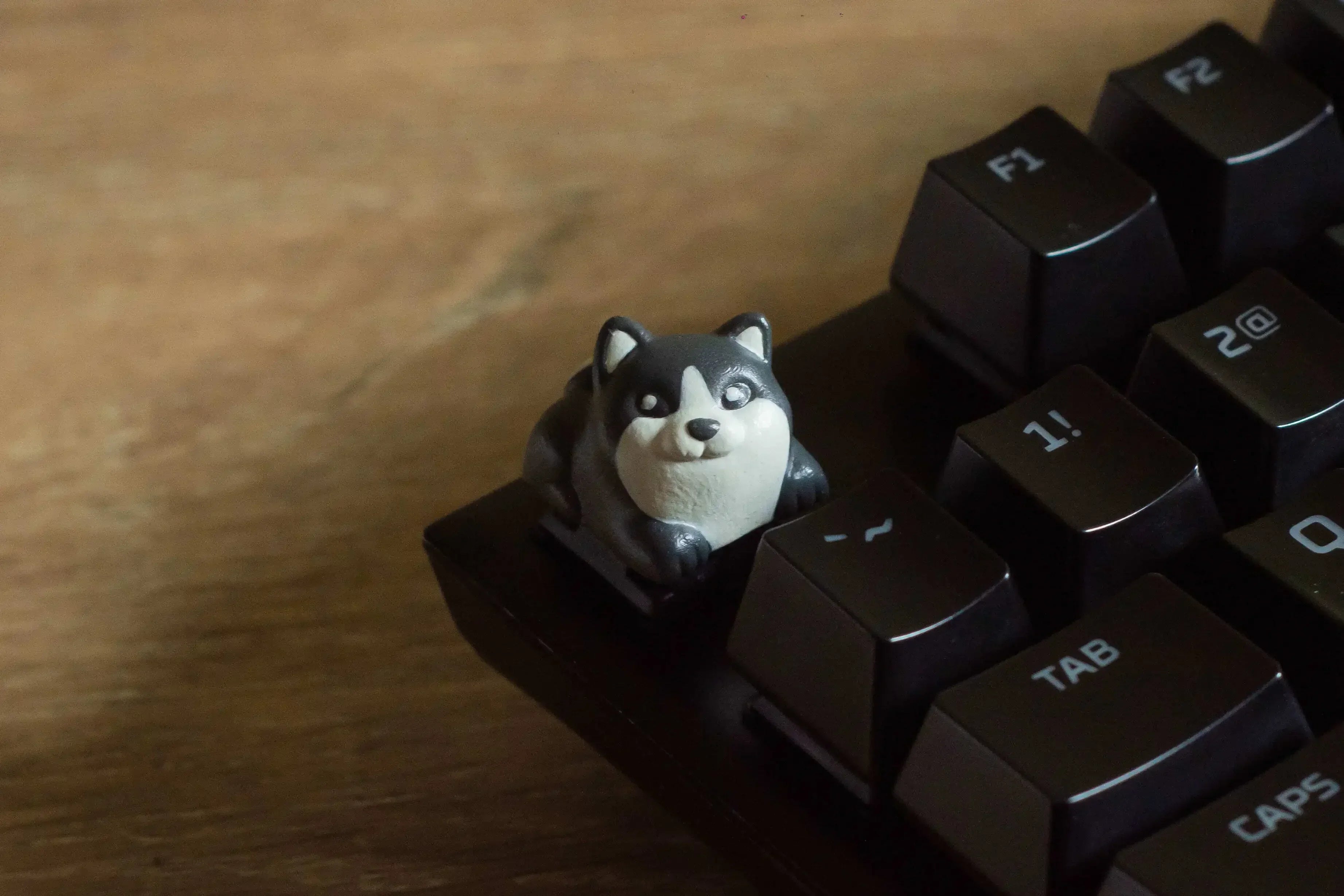 ECHOME Artisan Keycaps Shiba Dog Custom Animal Cute Keycap Resin Keyboard Cap Cartoon Pet KeyCap Mechanical Keyboard Accessories
