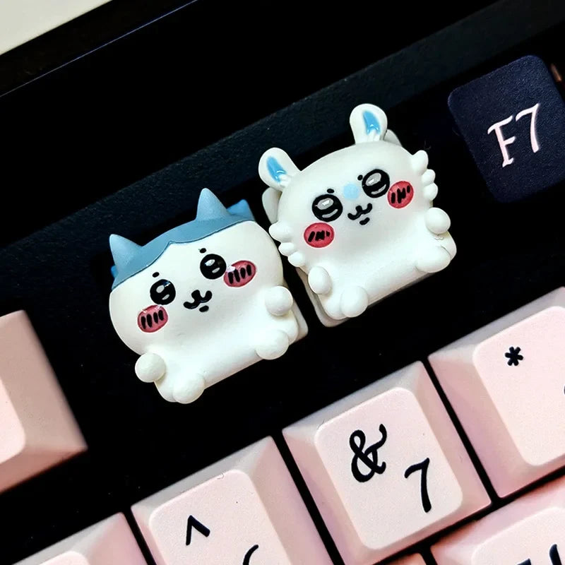 Mechanical Keyboard 1pcs Keycaps Cute Girls Cute Anime Personalized Keycaps Resin Materials Gaming Esports Customized Office