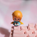 Cute pink PBT Keycaps Anime Kawaii Keycaps For Mechanical Keyboard Caps Gaming Decoration Accessories 1pc Artisan Diy Keys Cap