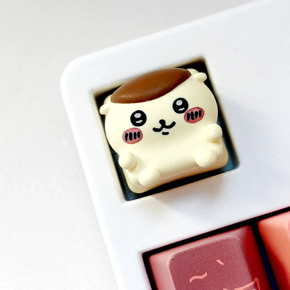 Mechanical Keyboard 1pcs Keycaps Cute Girls Cute Anime Personalized Keycaps Resin Materials Gaming Esports Customized Office