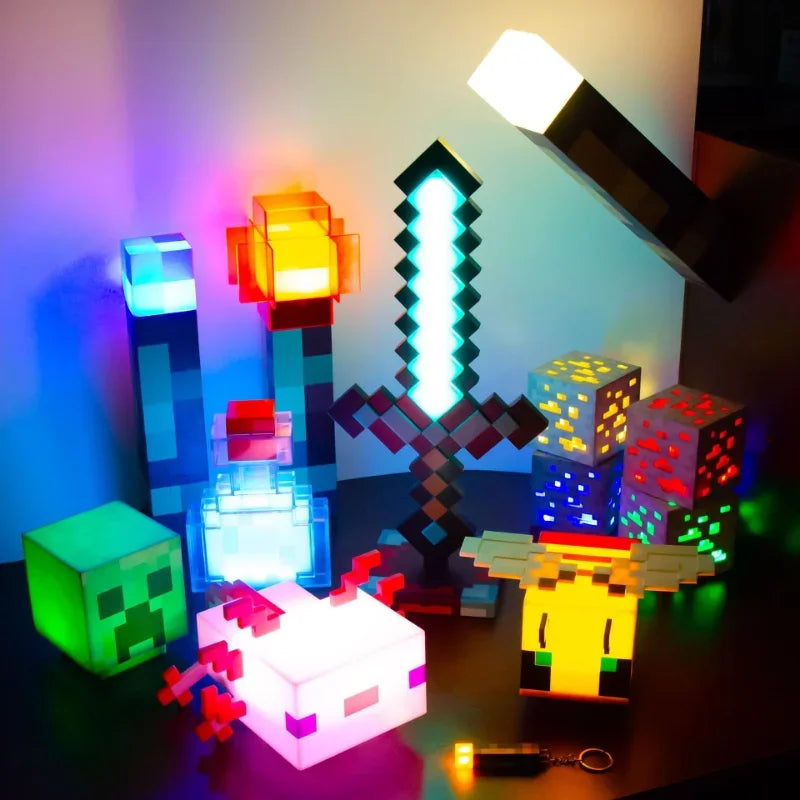 Brownstone Flashlight LED Night Light Bedroom Decorative Light Color Changing Bottle Weapon USB Charging with Buckle Kids Gift
