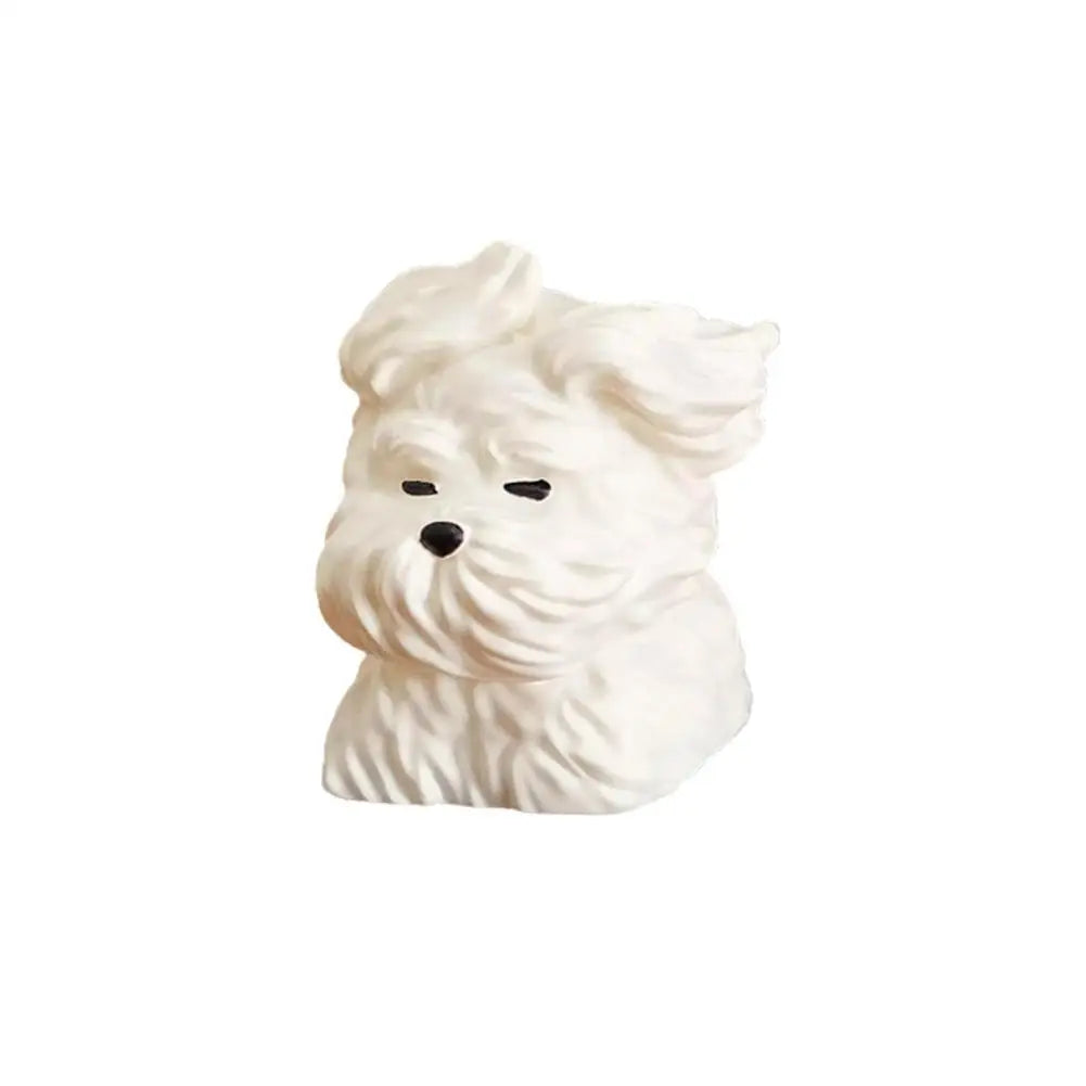 Puppy Personality Key Cap Windblown Puppy Key Cap Single Mechanical Keyboard Cap Rocket Hammer Retro Resin Cute