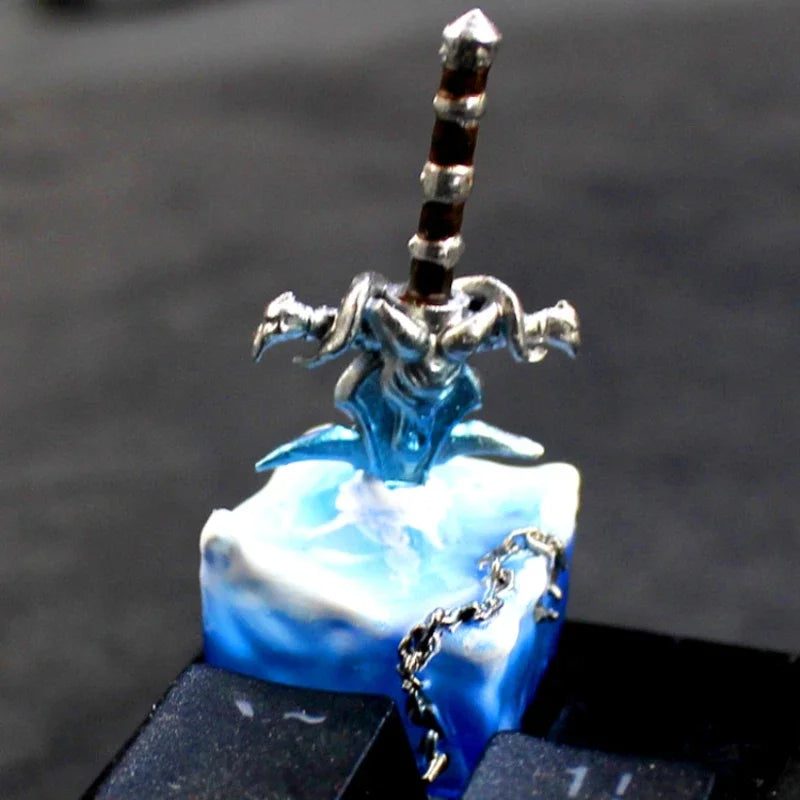 Anime Keycaps Frostmourne Resin Key Caps Mechanical Keyboard Caps Personalized Artisan Keycap Pc Accessories Gift Korean Keycaps